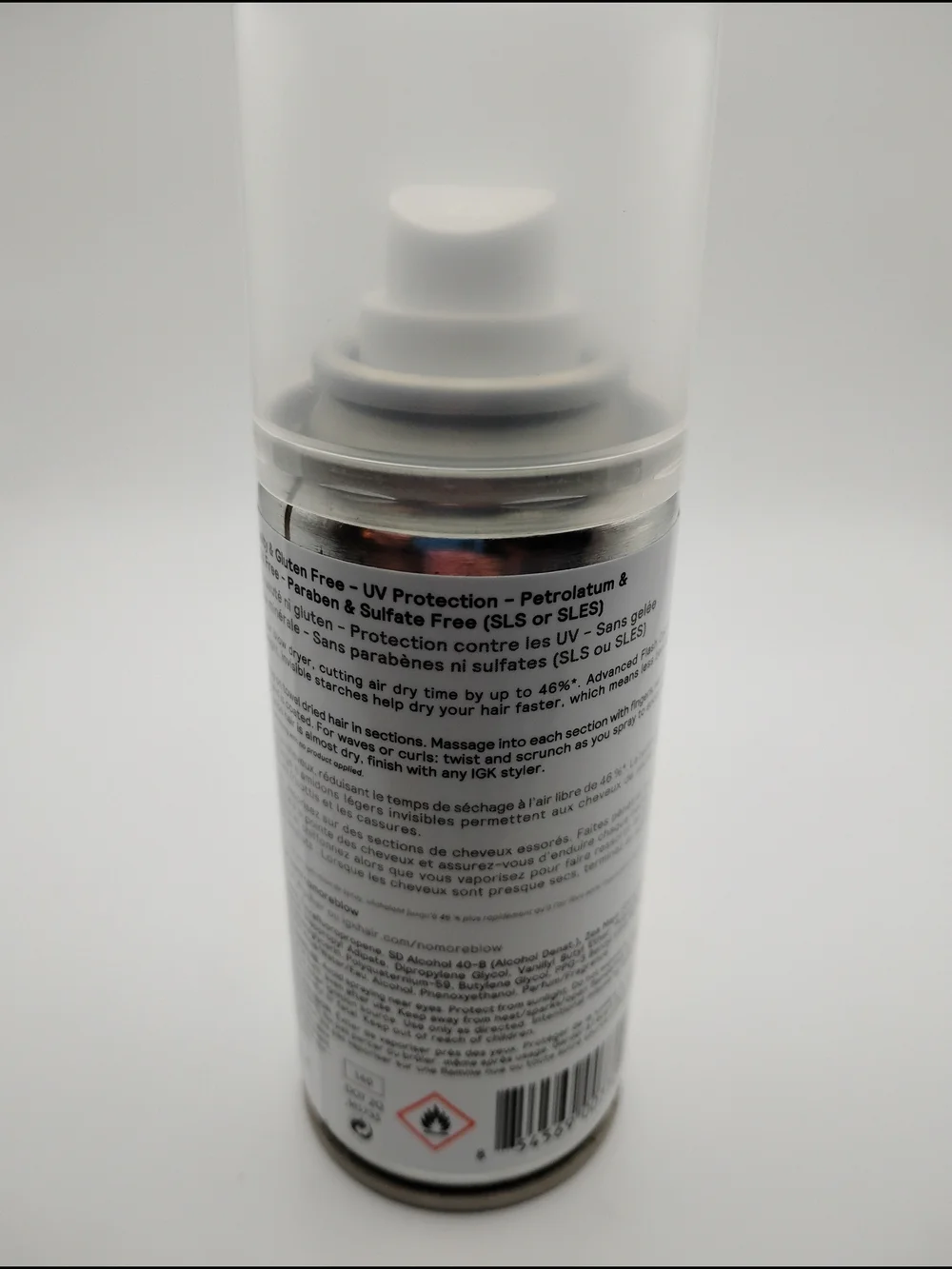 IGK No More Blow High-Speed Air Dry Spray  Brand New DISCONTINUED